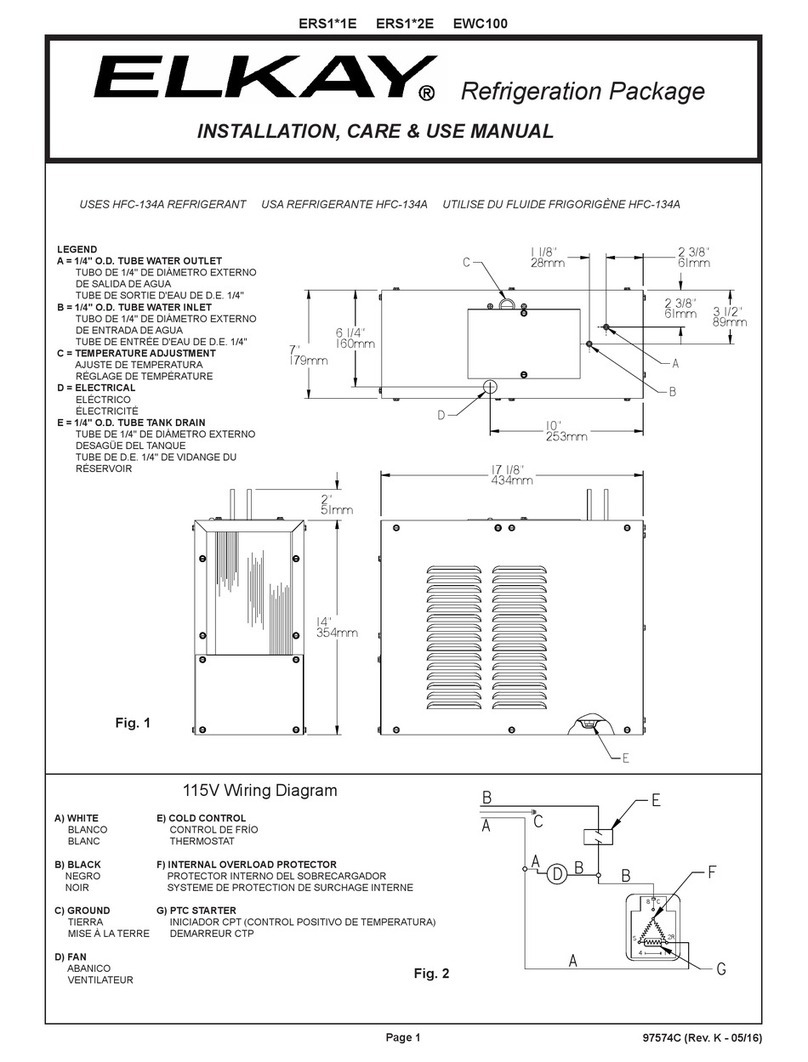 Elkay ERS1 2E Series Installation manual