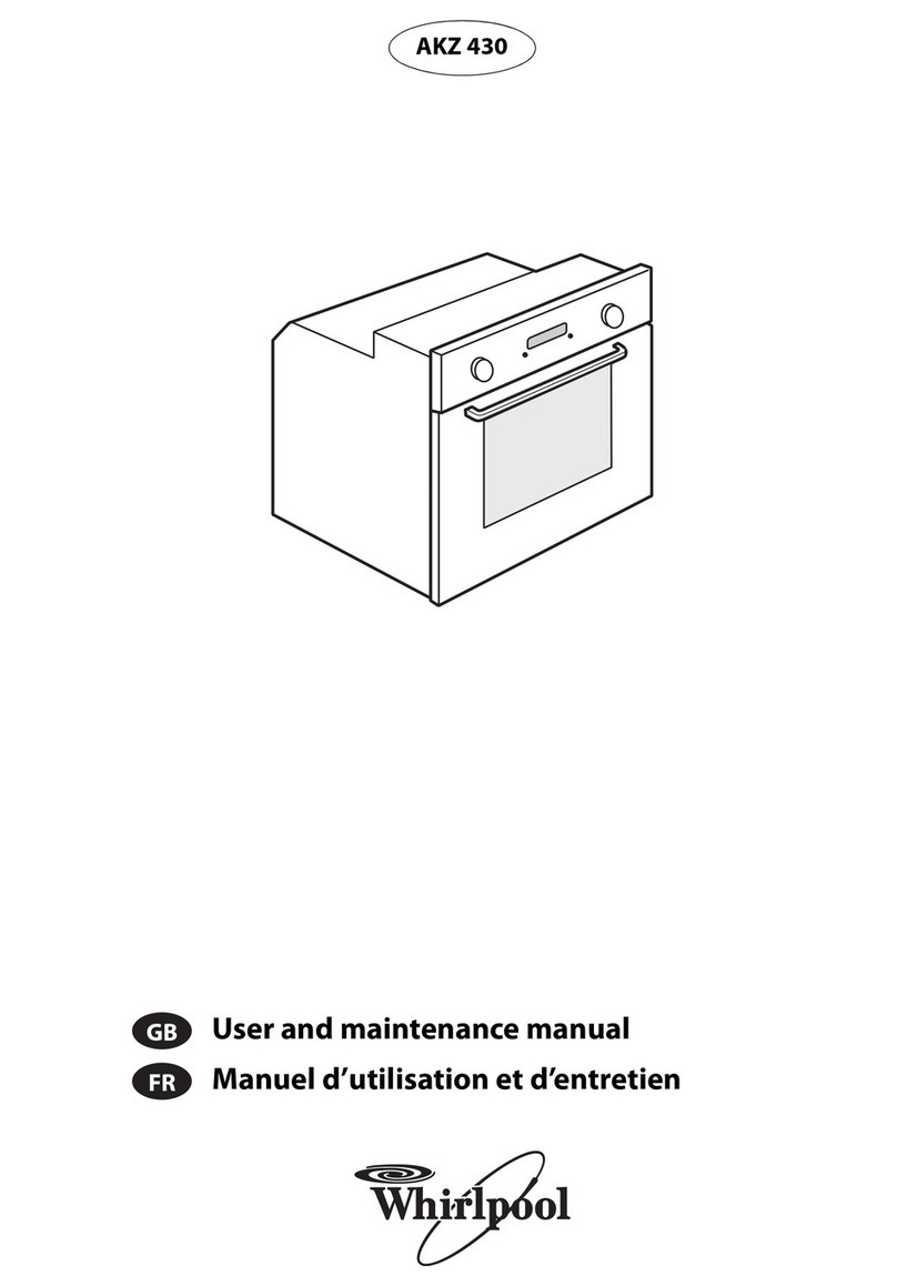 Whirlpool AKZ 430 User and maintenance manual