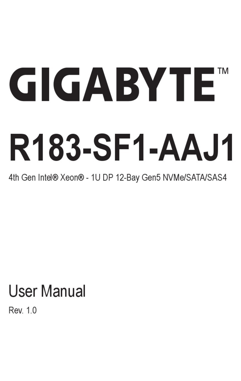 Gigabyte R183-SF1-AAJ1 user manual