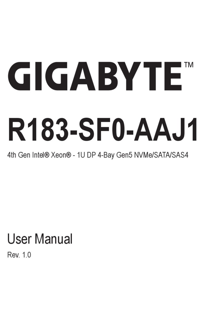 Gigabyte R183-SF0-AAJ1 user manual