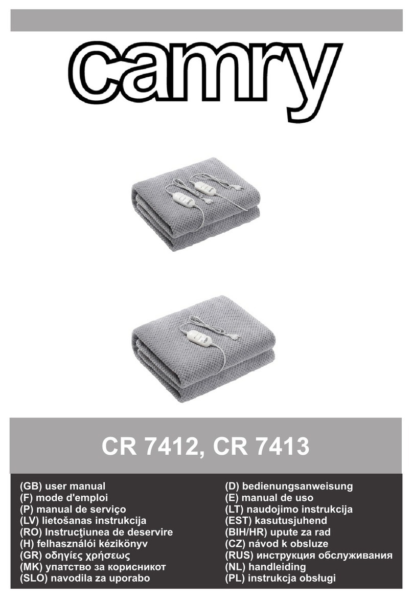 camry CR 7412 user manual
