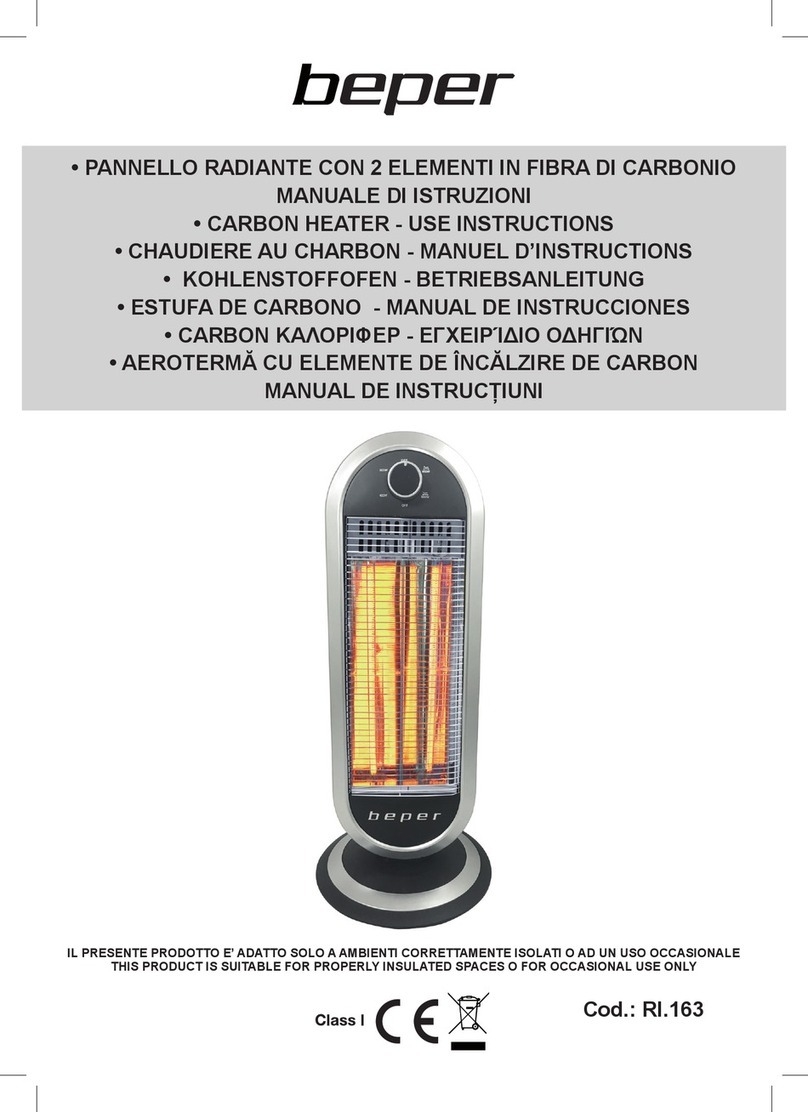 Beper RI.163 Operating and maintenance manual