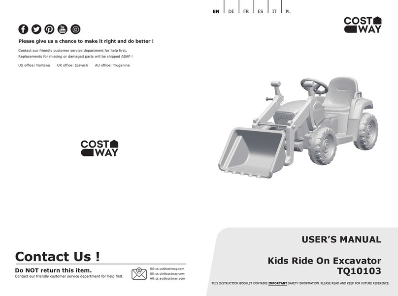 Costway TQ10103 user manual Costway TQ10103 user manual