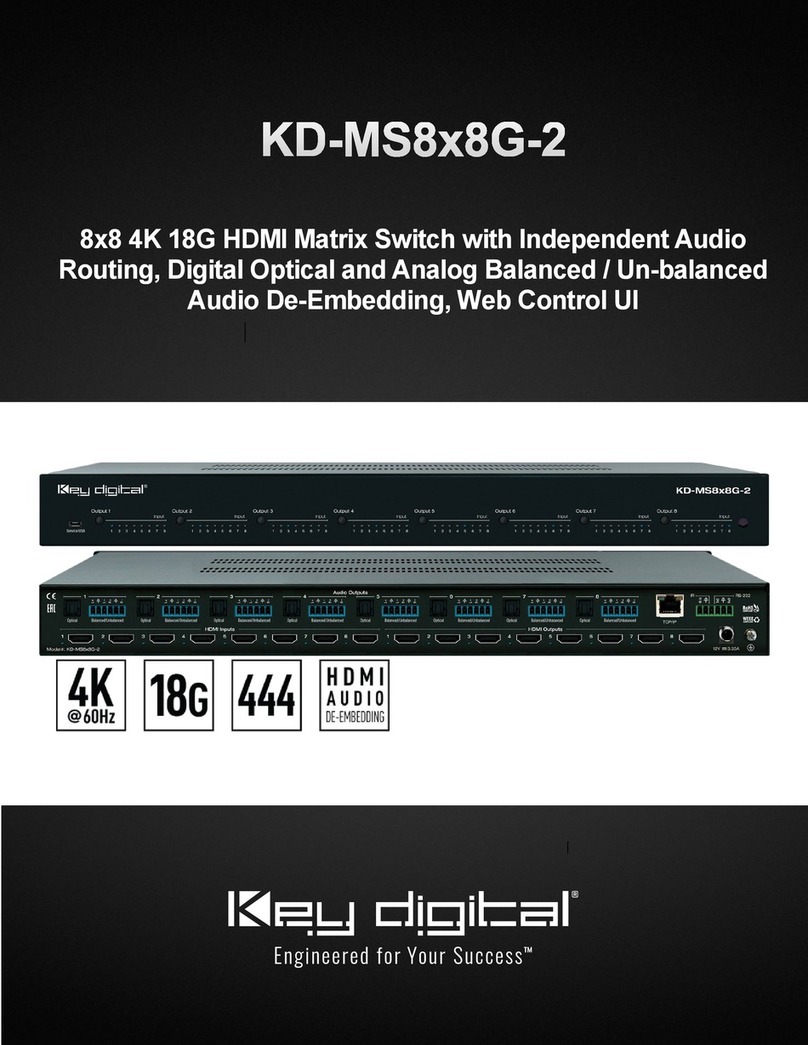 Key Digital KD-MS8x8G-2 manual Key Digital KD-MS8x8G-2 manual