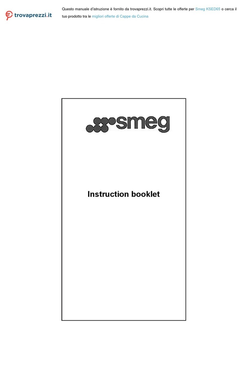 Smeg KSED65 User manual