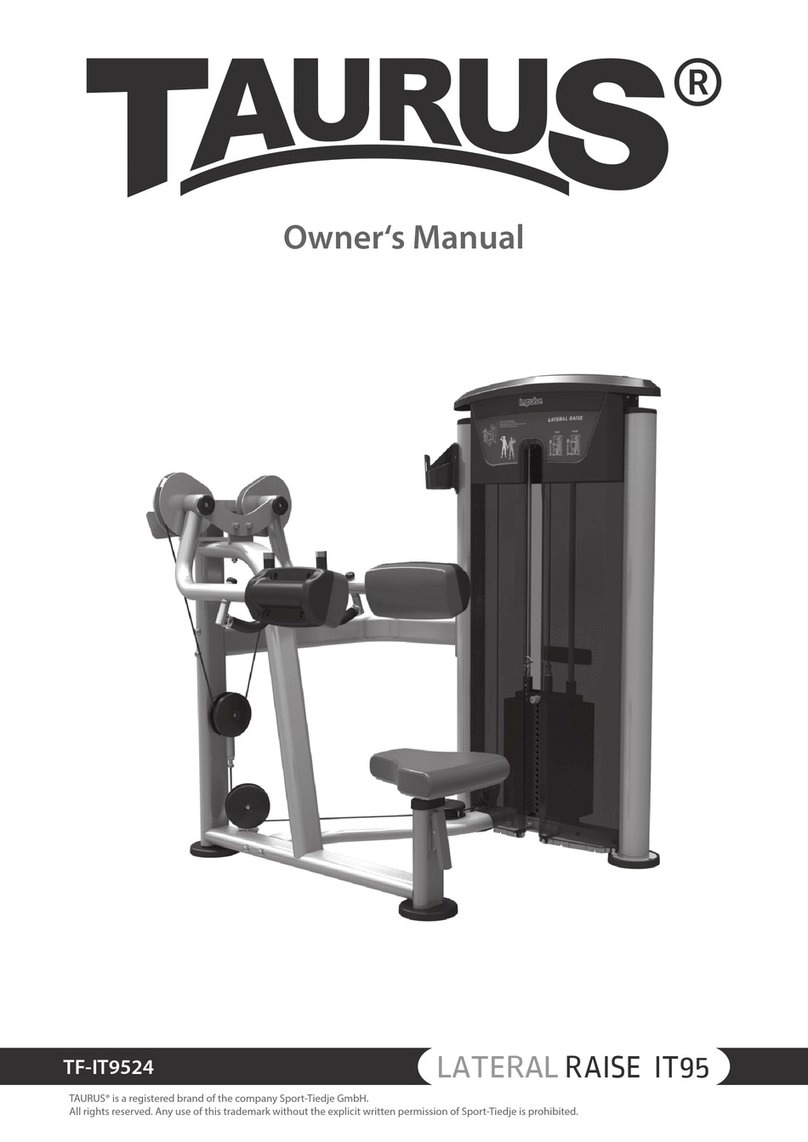 Taurus LATERAL RAISE IT95 owner's manual