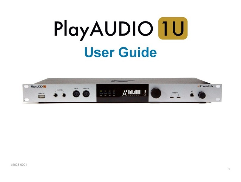 iConnectivity PlayAUDIO 1U user guide