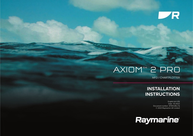 Raymarine AXIOM 2 PRO installation instructions