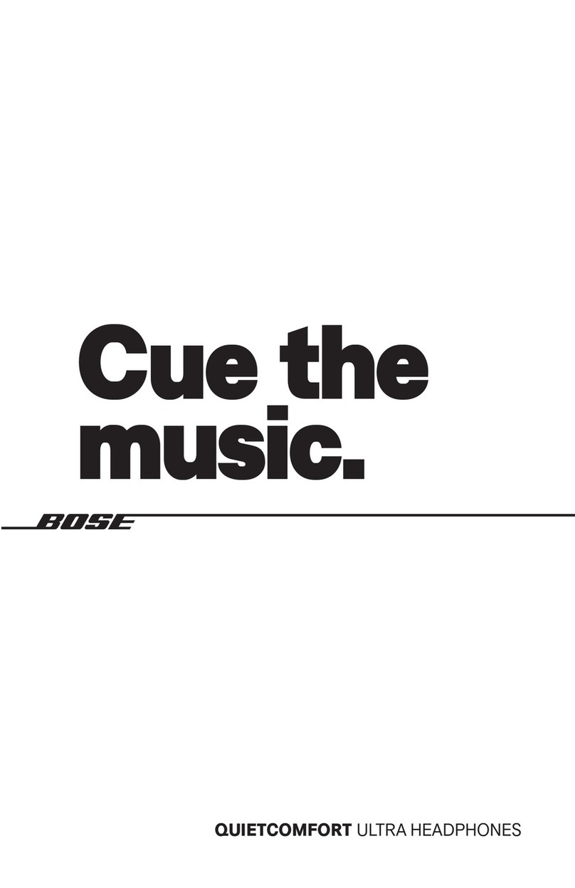 Bose QuietComfort Ultra Headphones User manual