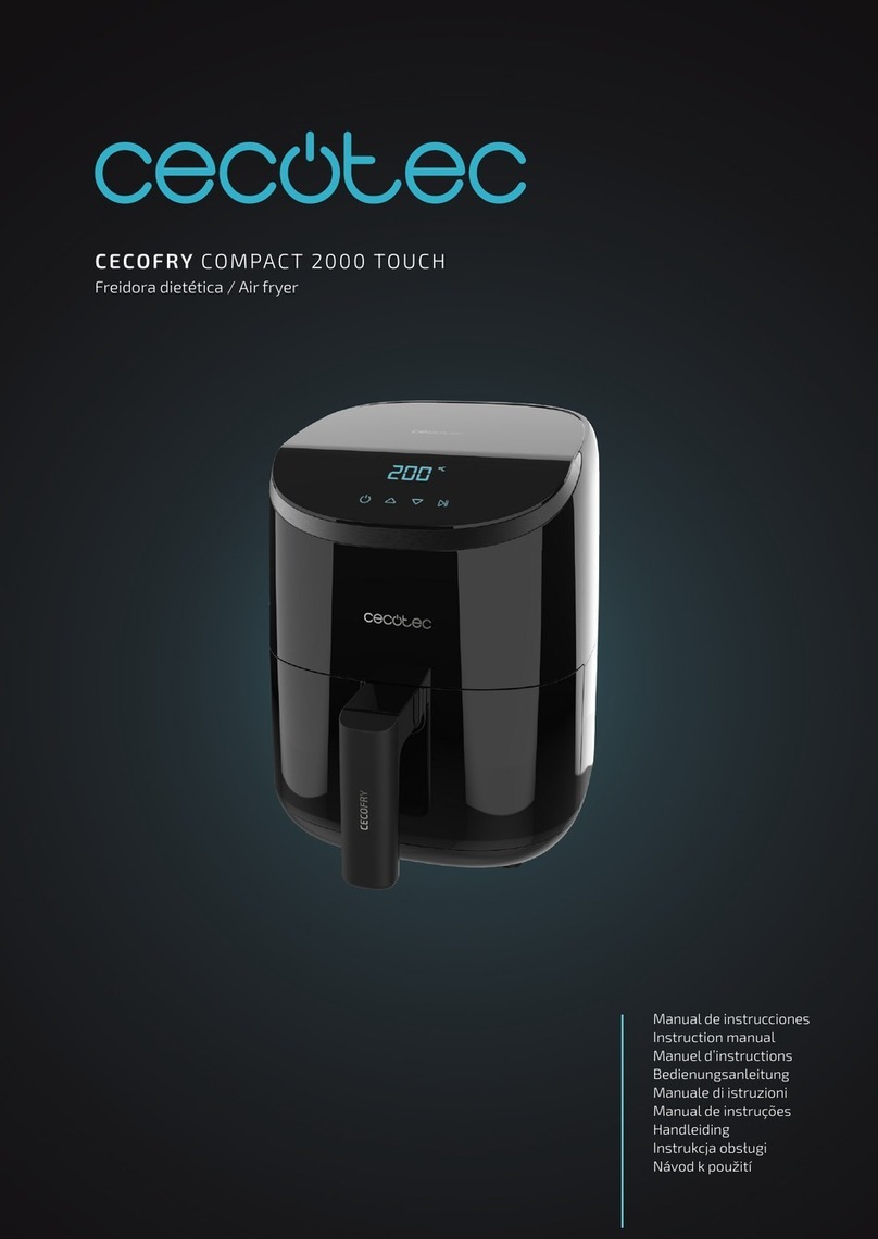 cecotec CECOFRY COMPACT 2000 TOUCH User manual cecotec CECOFRY COMPACT 2000 TOUCH User manual