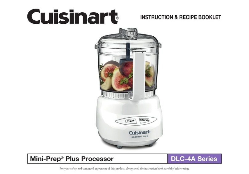 Cuisinart Mini-Prep Plus DLC-4A Series Operational manual