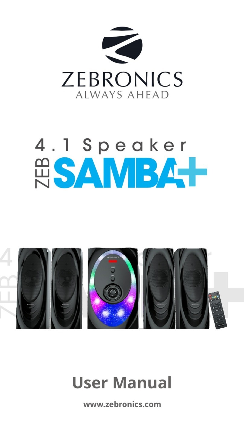 Zebronics ZEB-SAMBA PLUS User manual Zebronics ZEB-SAMBA PLUS User manual
