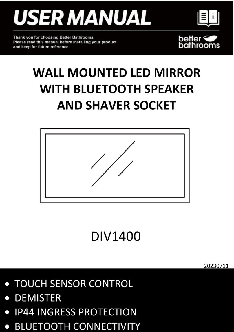 Better Bathrooms DIV1400 user manual