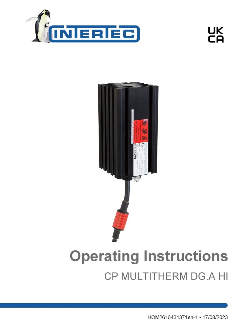 Intertec Data Systems CP MULTITHERM DG.A HI operating instructions