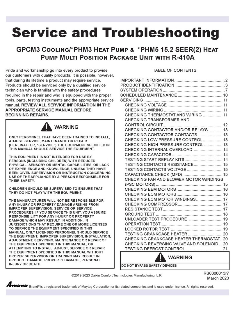 Amana GPCM3 Series Guide