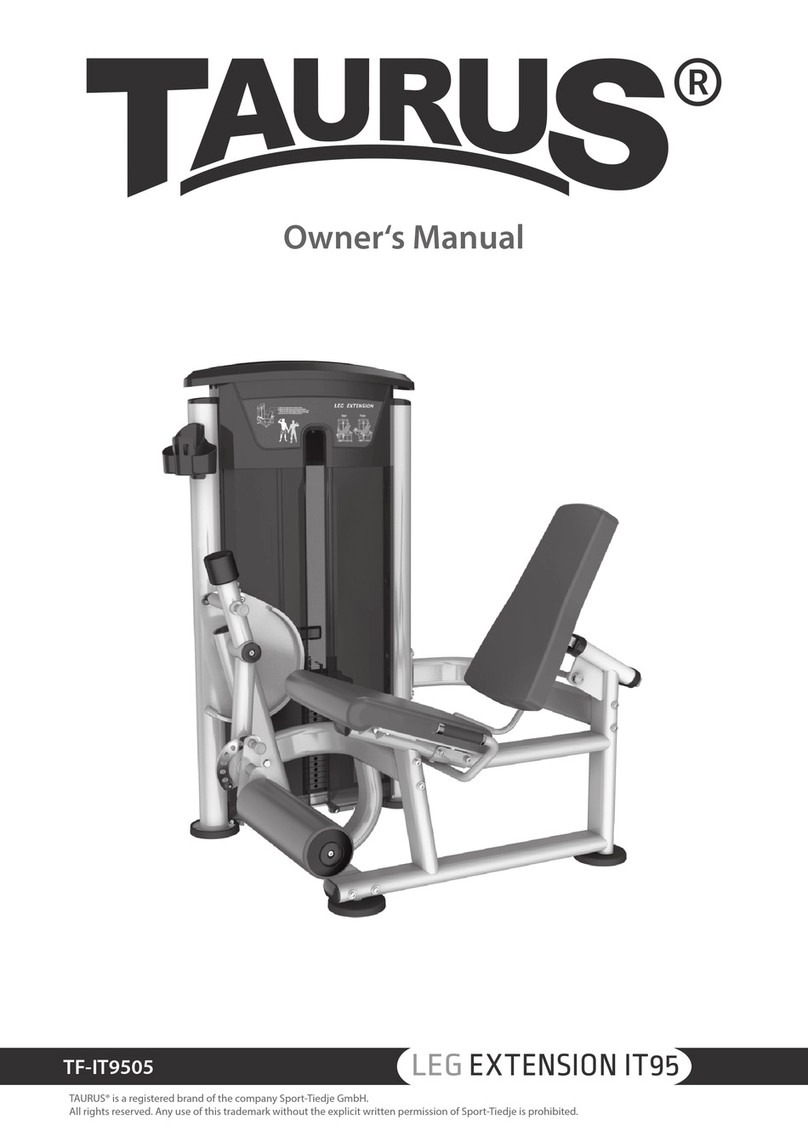 Taurus LEG EXTENSION IT95 User manual