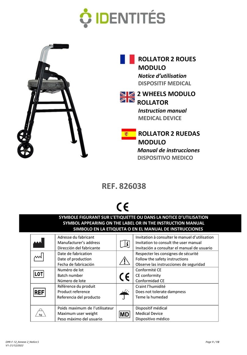 identités 826038 instruction manual