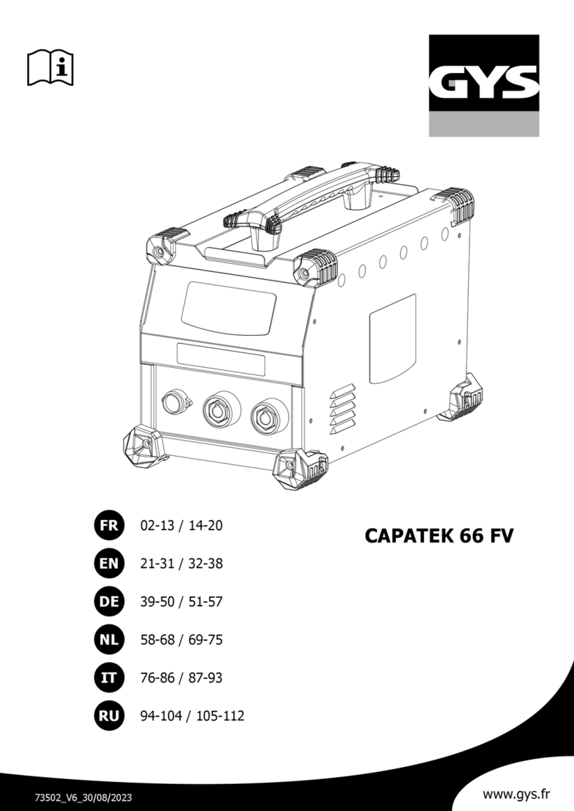 GYS CAPATEK 66 FV manual GYS CAPATEK 66 FV manual
