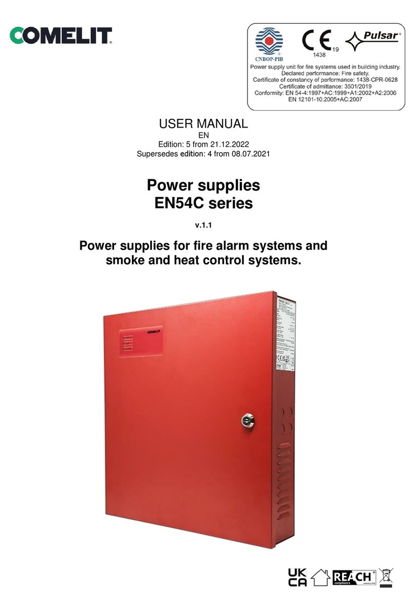 Comelit EN54C Series user manual Comelit EN54C Series user manual