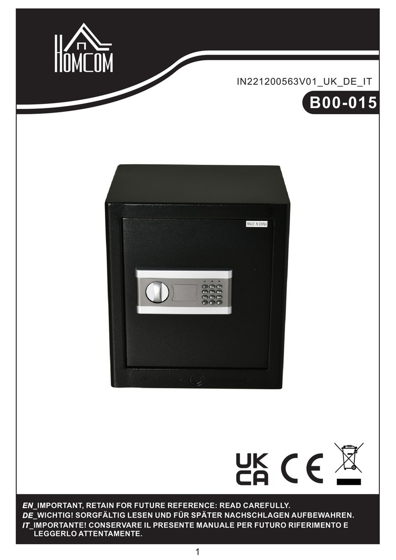 HOMCOM B00-015 User manual