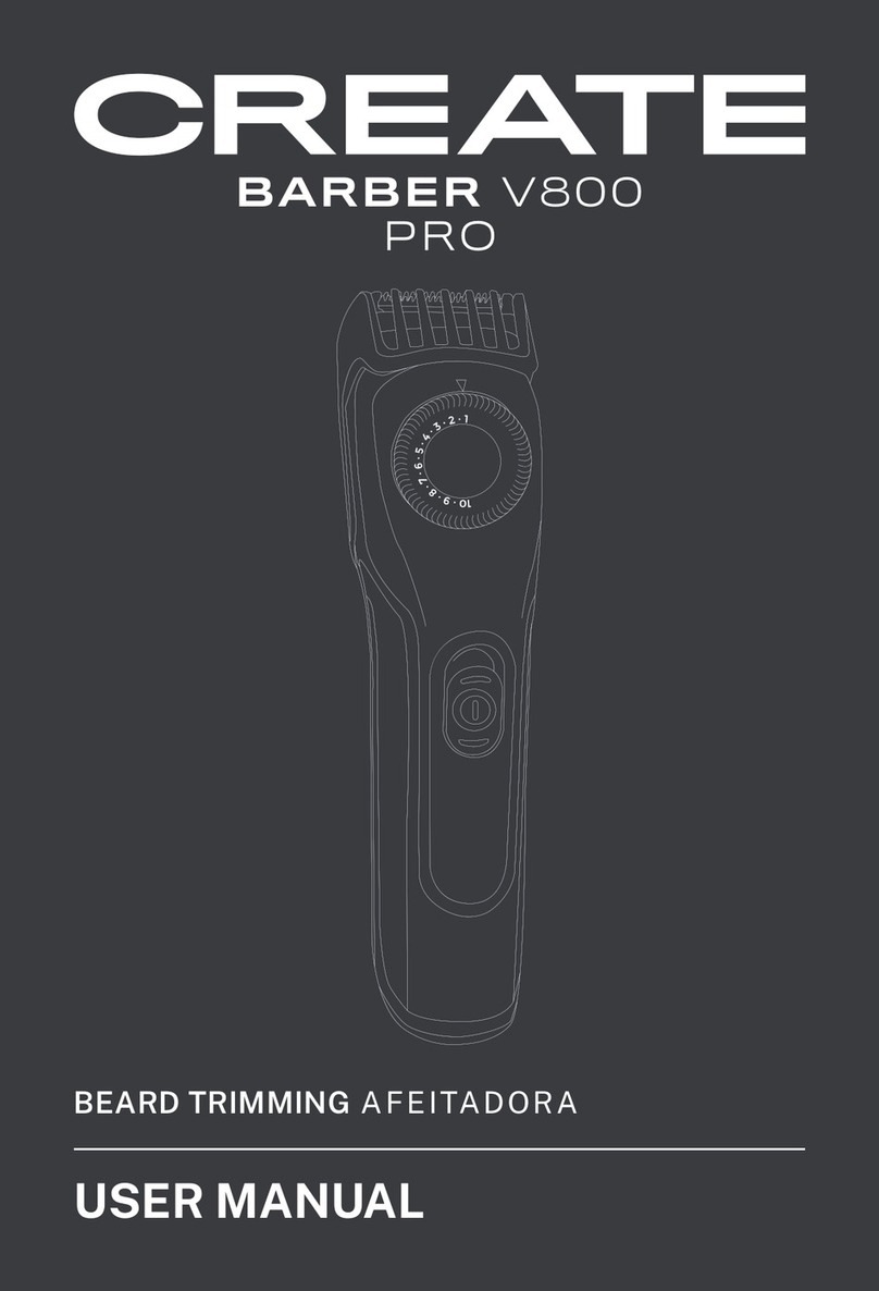 Create BARBER V800 PRO user manual