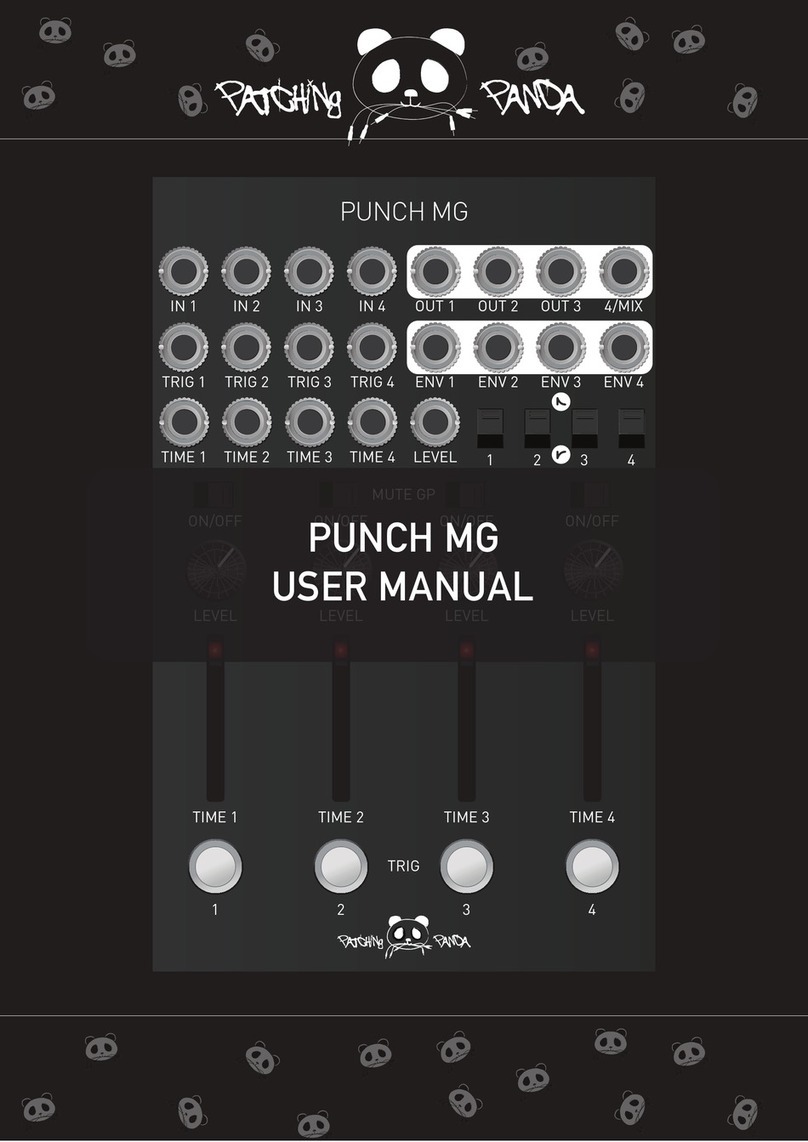 Patching Panda PUNCH MG User manual
