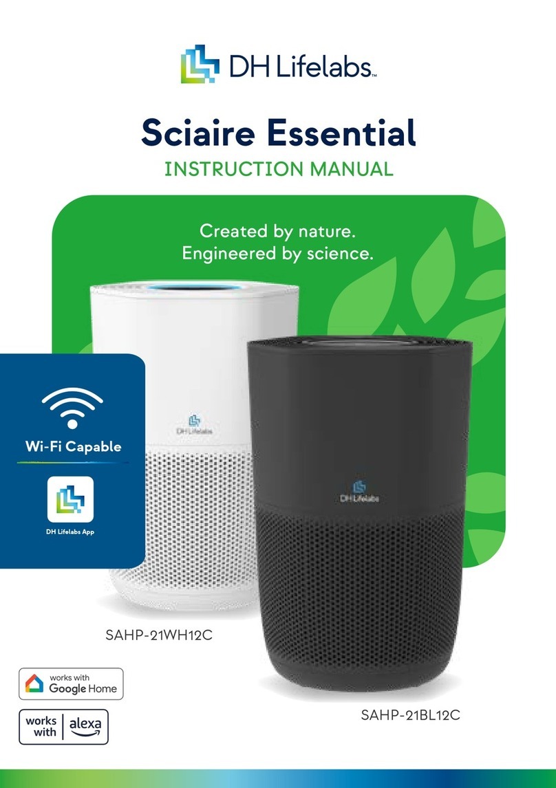 DH Lifelabs Sciaire Essential instruction manual
