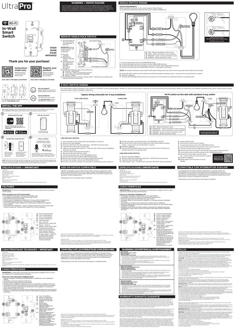 UltraPro 51424 manual