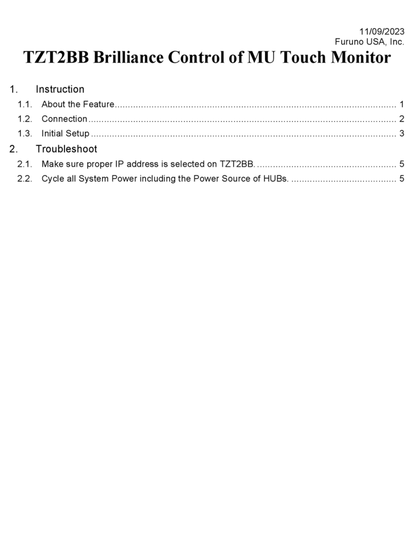 Furuno TZT2BB quick start guide