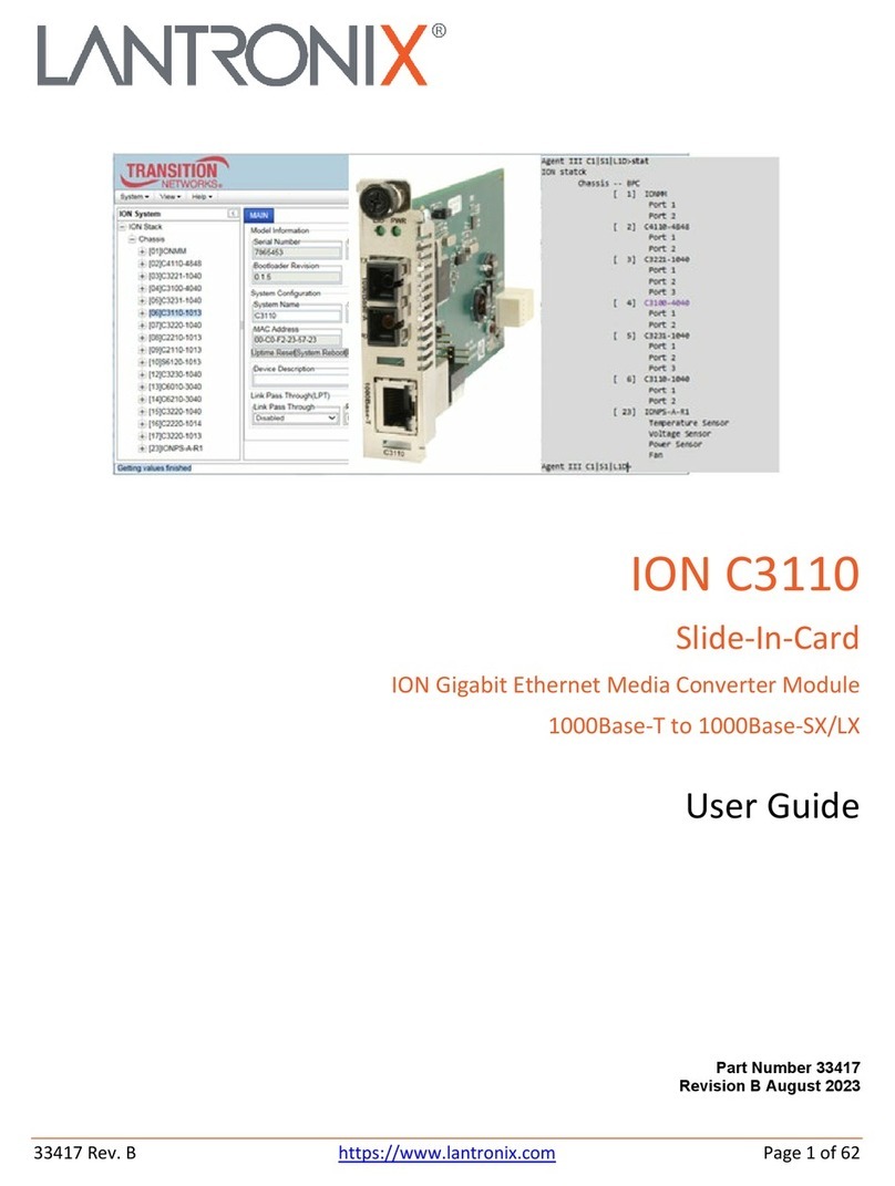 Lantronix ION C3110 user guide