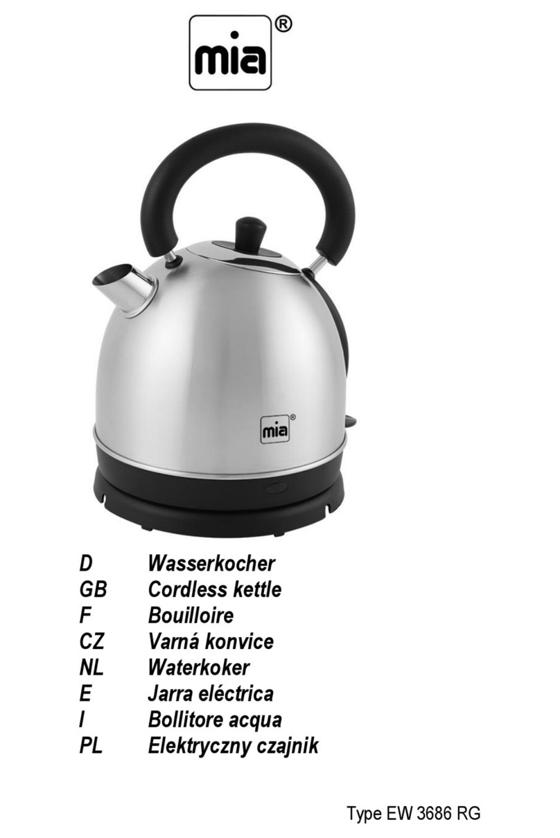 MIA EW 3686 RG manual