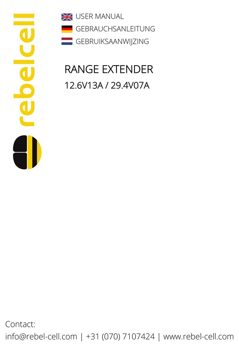 Rebelcell DC-charger 12.6V13A user manual