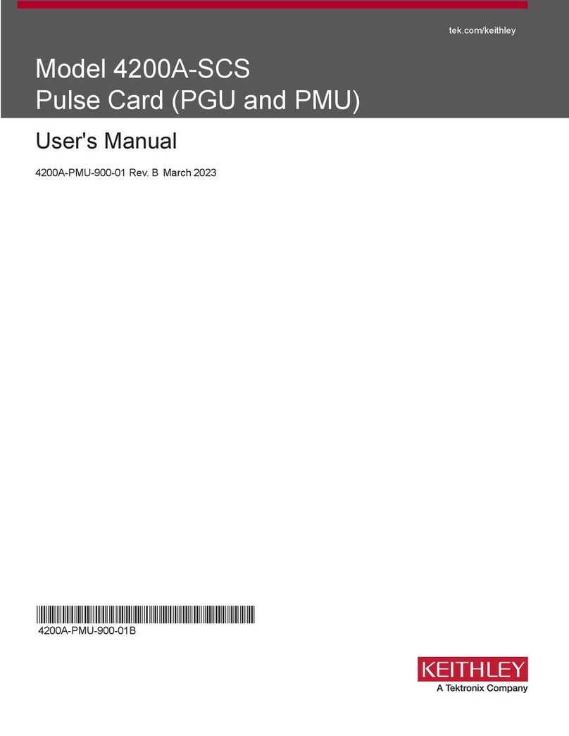 Tektronix Keithley 4225-PMU user manual