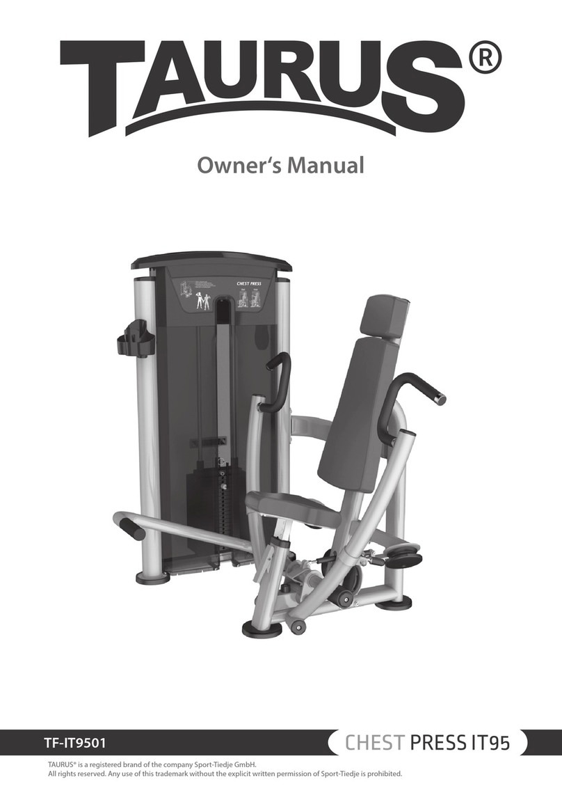 Taurus CHEST PRESS IT95 owner's manual