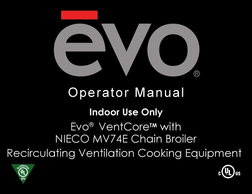 Evo VentCore 10-0800-VCMV Operator's manual Evo VentCore 10-0800-VCMV Operator's manual