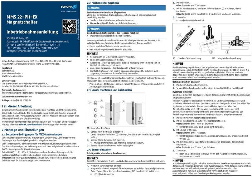 SCHUNK MMS 22-PI1-EX Training manual