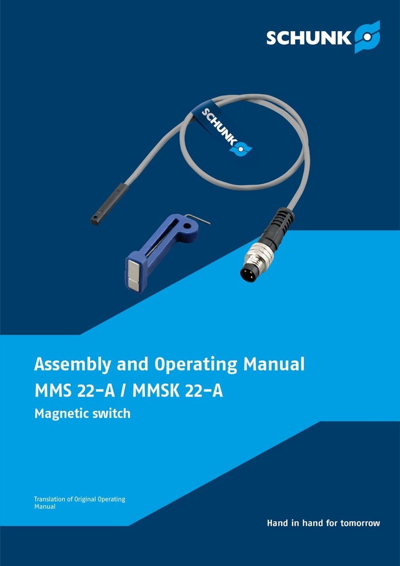 SCHUNK MMS 22-A Assembly and operating manual