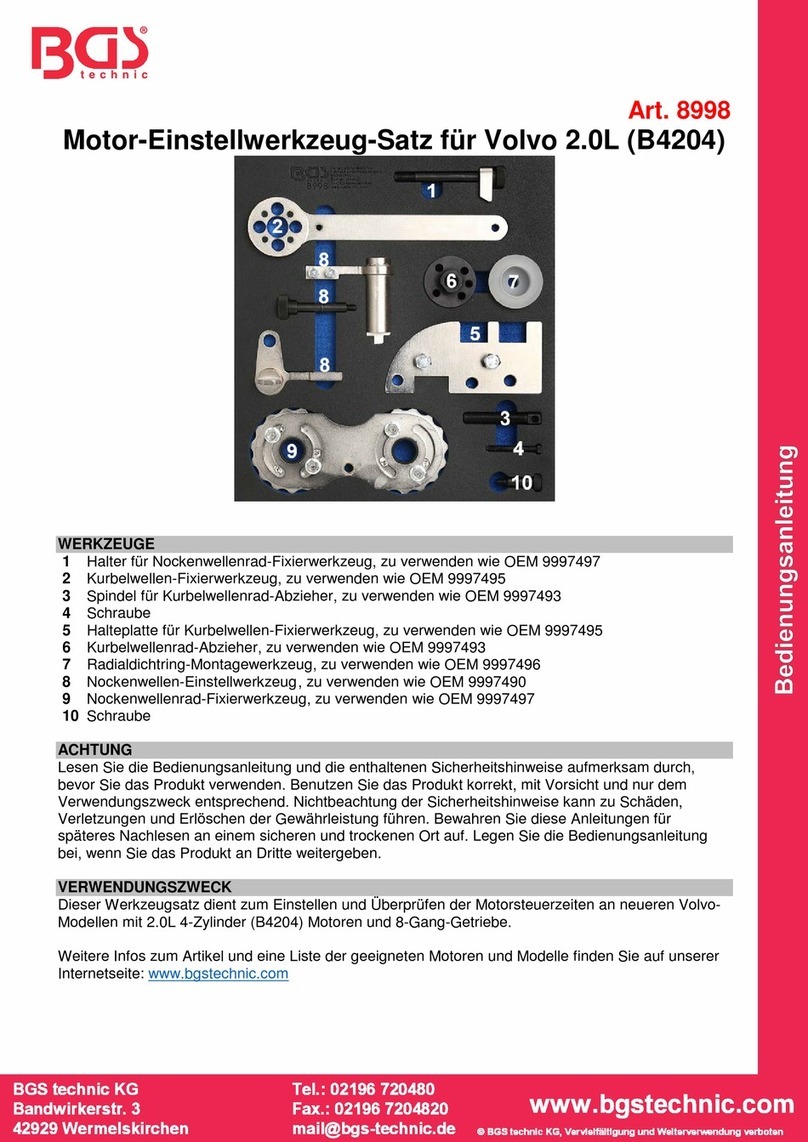 BGS technic B4204 User manual BGS technic B4204 User manual