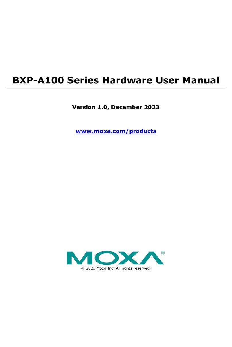 Moxa Technologies BXP-A100 Series Instructions for use