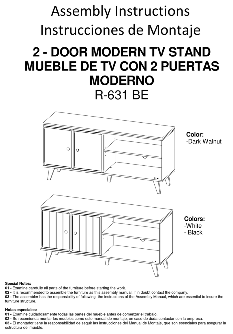 Boahaus R-631 BE Assembly instructions