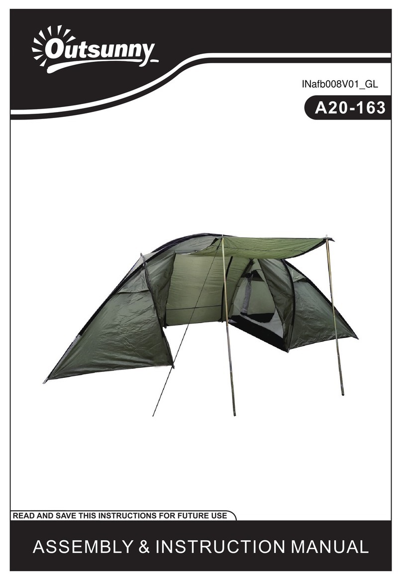 Outsunny A20-163 Assembly & instruction manual