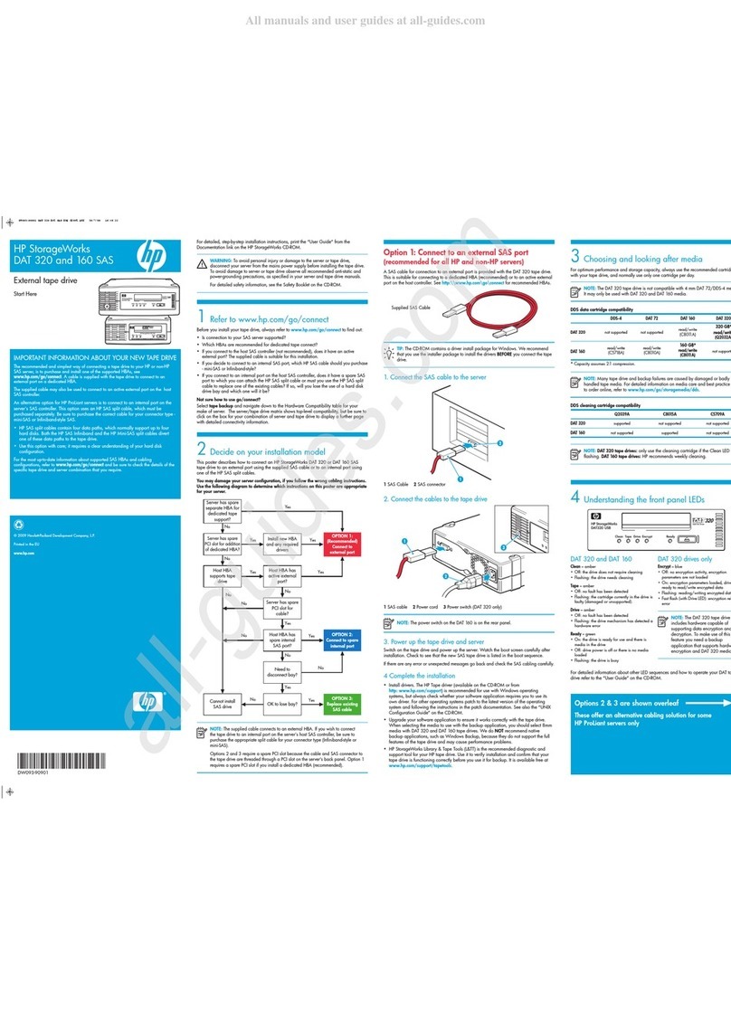 Compaq DAT 320 Instruction Manual