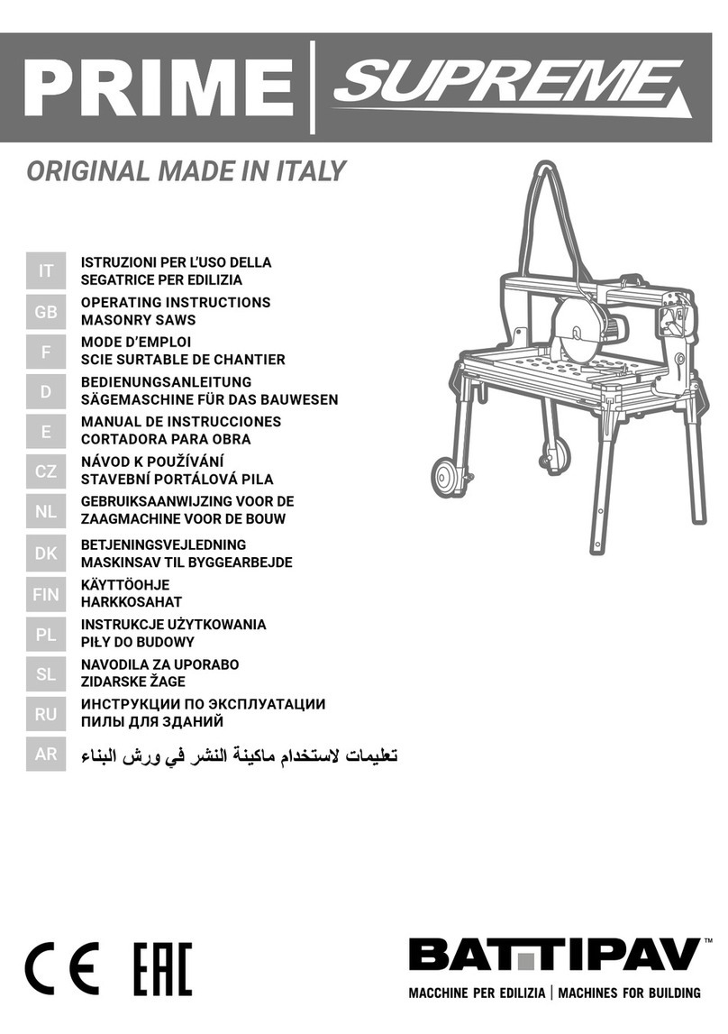 Battipav PRIME operating instructions