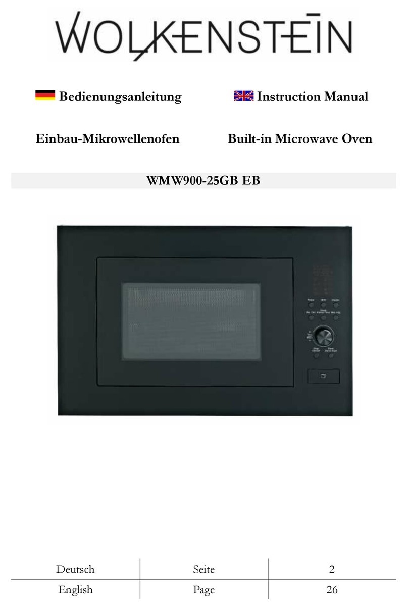 Wolkenstein WMW900-25GB EB instruction manual