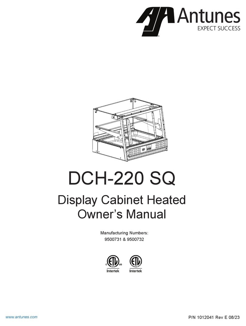Antunes DCH-220 SQ owner's manual