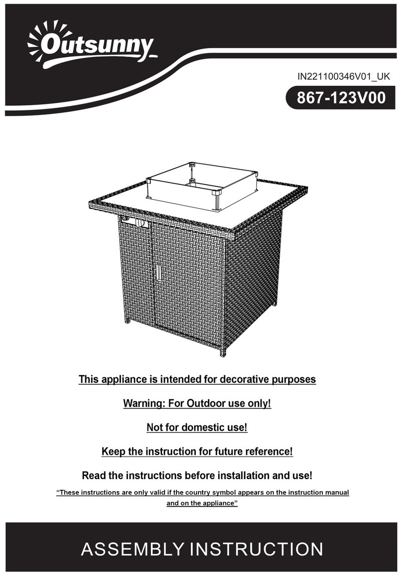 Outsunny 867-123V00 Assembly instruction