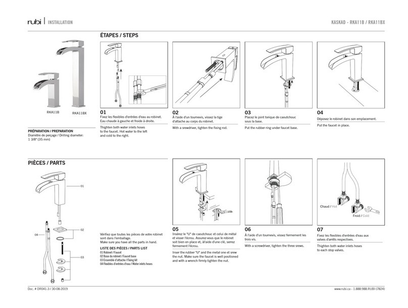 Rubi KASKAD RKA11B User manual