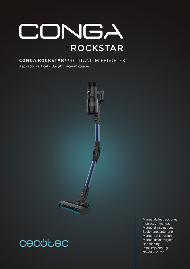 cecotec CONGA ROCKSTAR 990 TITANIUM ERGOFLEX instruction manual