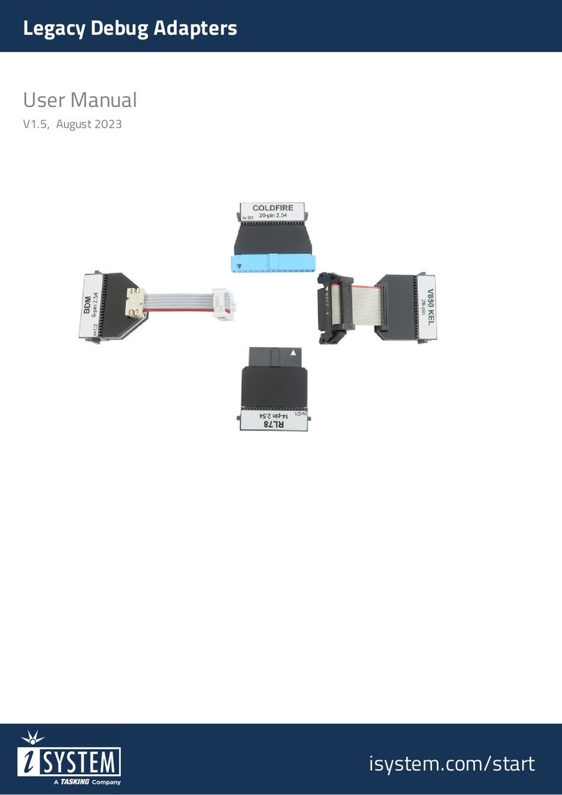 TASKING iSYSTEM IC50130 User manual