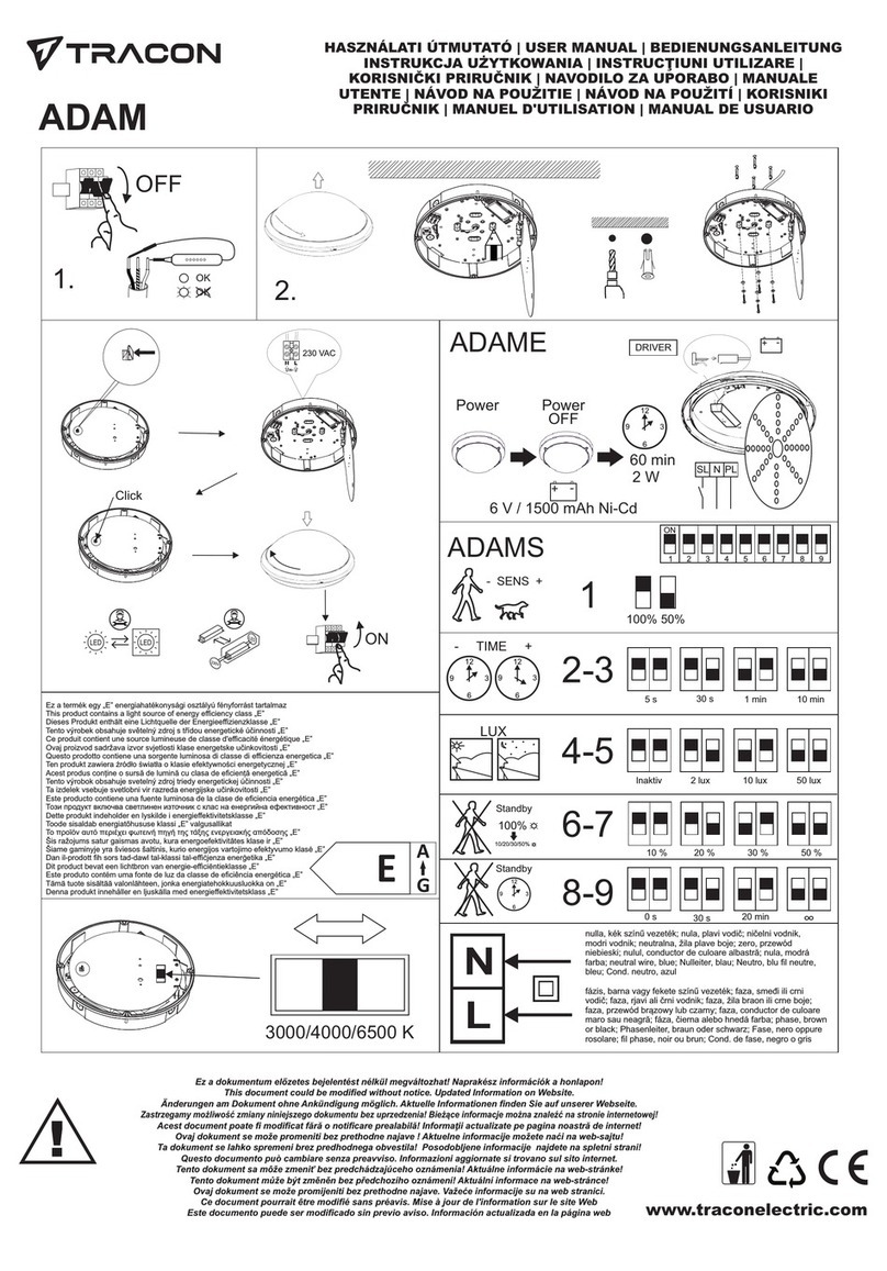 Tracon Electric ADAM user manual Tracon Electric ADAM user manual